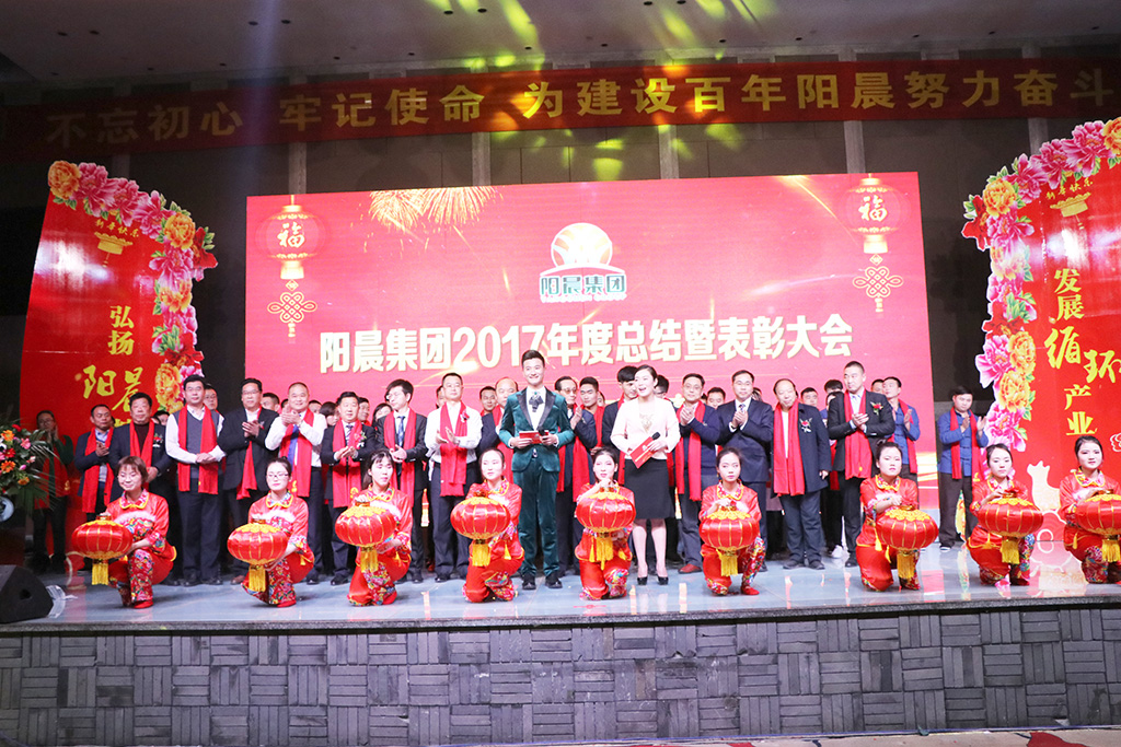 陽晨集團2017年度總結暨表彰大會圓滿舉行